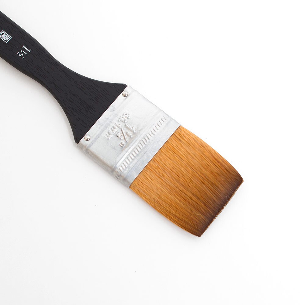 Princeton, Brushes, Art & School, Elite, Synthetic, Kolinsky Sable, Watercolor, 105319, Flat Wash, 1-1/2